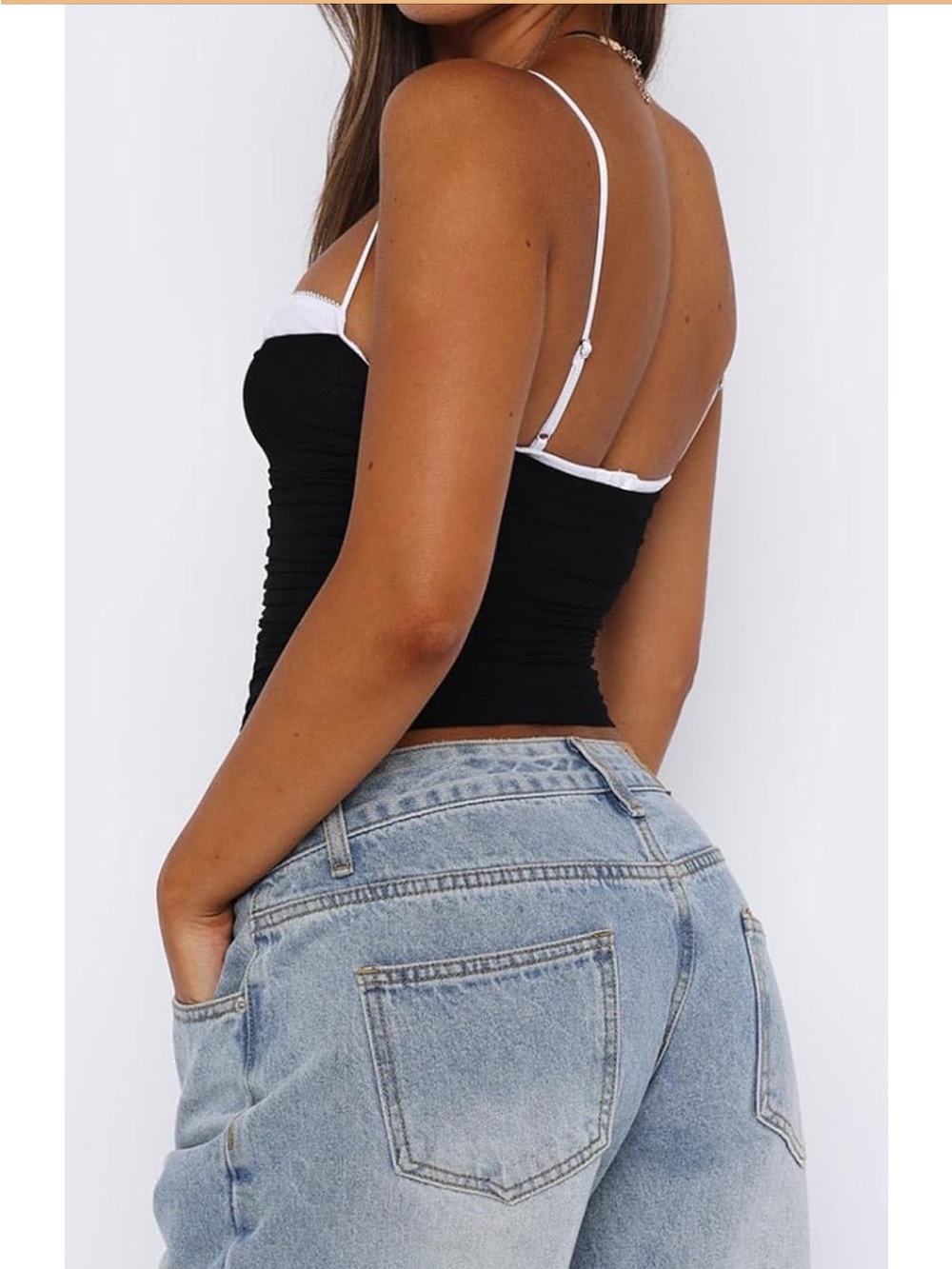 NWT Y2k Crop Corset Tank Top - Picture 2 of 5